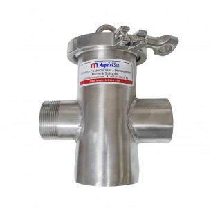 Hijyenik Mıknatıs Manyetik Filtre - 3/4″ - DN20 Ölçü Hijyenik Mıknatıs Manyetik Filtre - 3/4″ - DN20 Ölçü